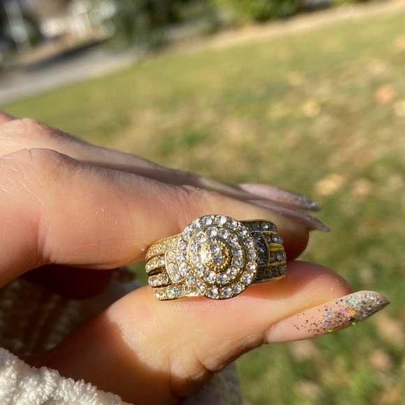 New Gold Plated Stamped 925 Ring - Picture 9 of 9